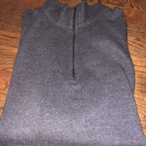 Polo sport quarter zip grey zipper long sleeve sweater size L